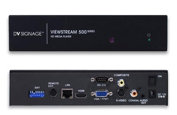 DV Signage ViewStream 500 VX-500, Audio, Tv en Foto, Mediaspelers, Verzenden, Gebruikt, HDMI