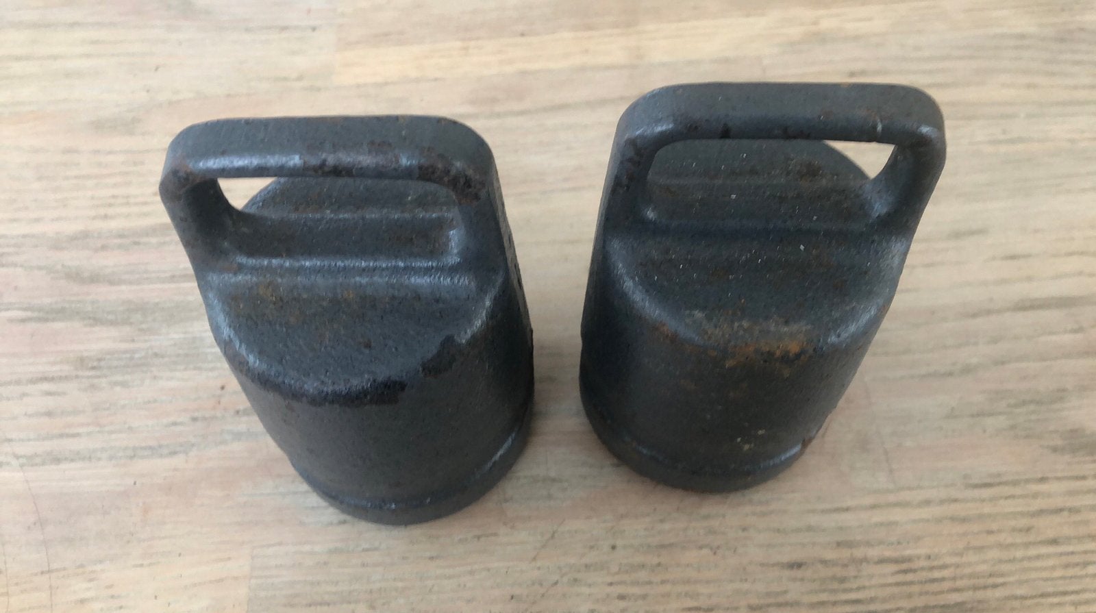 2 ijzeren gewichten 5 kg per stuk, Ophalen of Verzenden