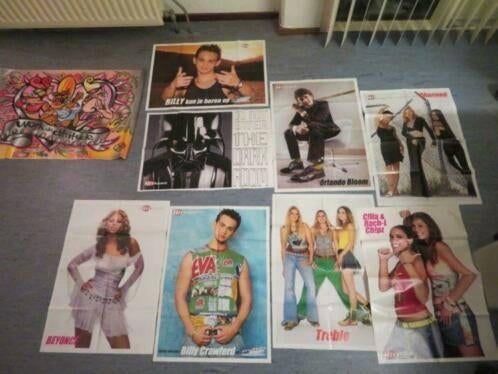posters A4 en groter rond de jaren 2004/2005 Hitkrant+ meer, Verzamelen, Posters, Verzenden, Zo goed als nieuw, A1 t/m A3, Film en Tv