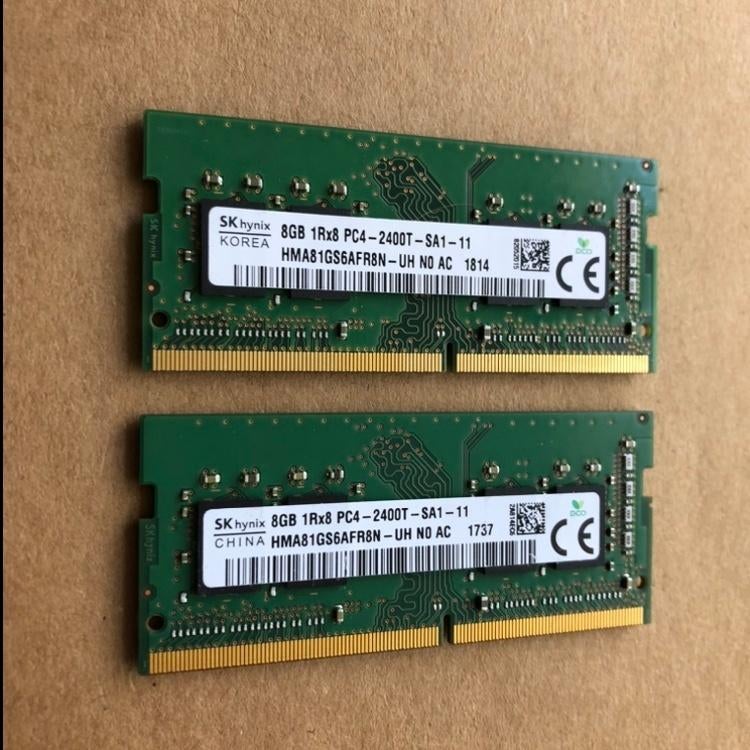 SK Hynix 16GB (2x8GB) DDR4 SODIMM Laptop RAM, Computers en Software, RAM geheugen, Gebruikt, DDR4, Ophalen of Verzenden, 2400MHz