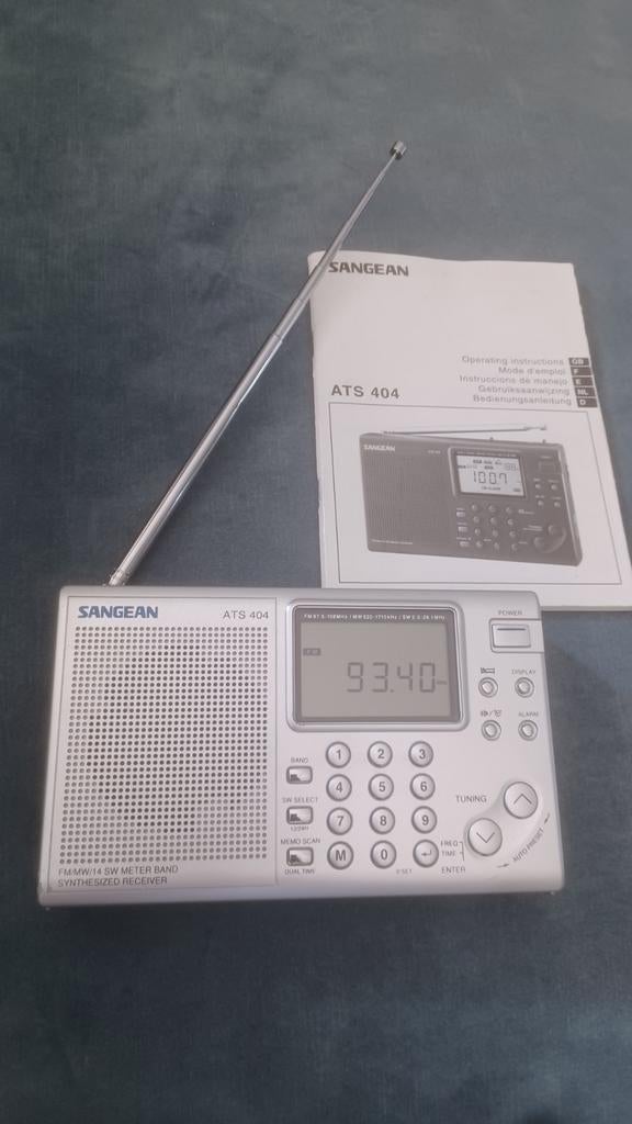 Sangean ATS-404 wereldontvanger + instructies = synthesized, Ophalen of Verzenden, Wereldontvanger