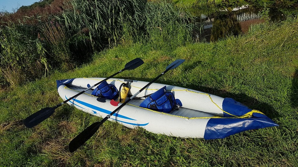 Opblaasbare Kano 2 pers. Crane Sports, dik PVC-P met pomp, Ophalen of Verzenden, Gebruikt, Twee personen, Overige typen