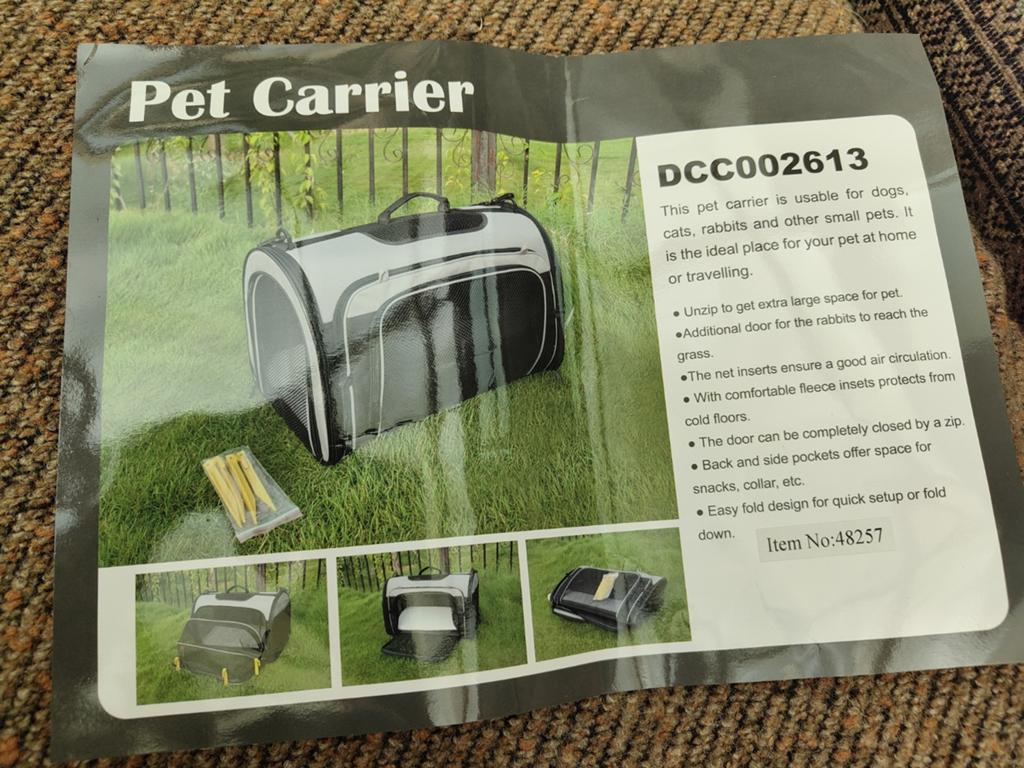 Katten/ hond reismand opvouwbaar  voor vakantie/ camping, Ophalen of Verzenden, Zo goed als nieuw