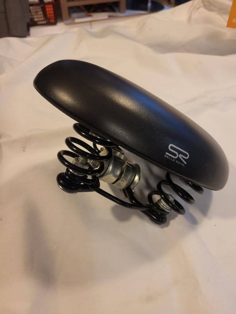 Selle Royal rokzadel met vering, Fietsen en Brommers, Fietsonderdelen, Gebruikt, Zadel, Kunststof, Stadsfiets, Ophalen of Verzenden