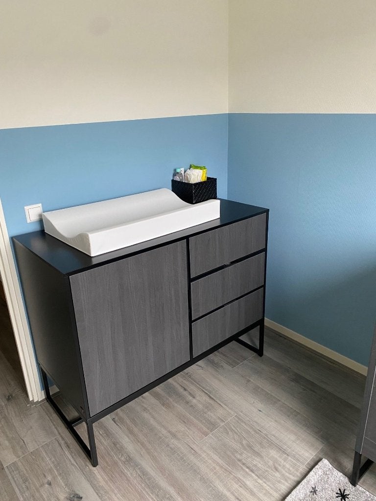 Commode en ledikant TWF Preston incl. matras(beschermer), Ophalen, Zo goed als nieuw, Ledikant