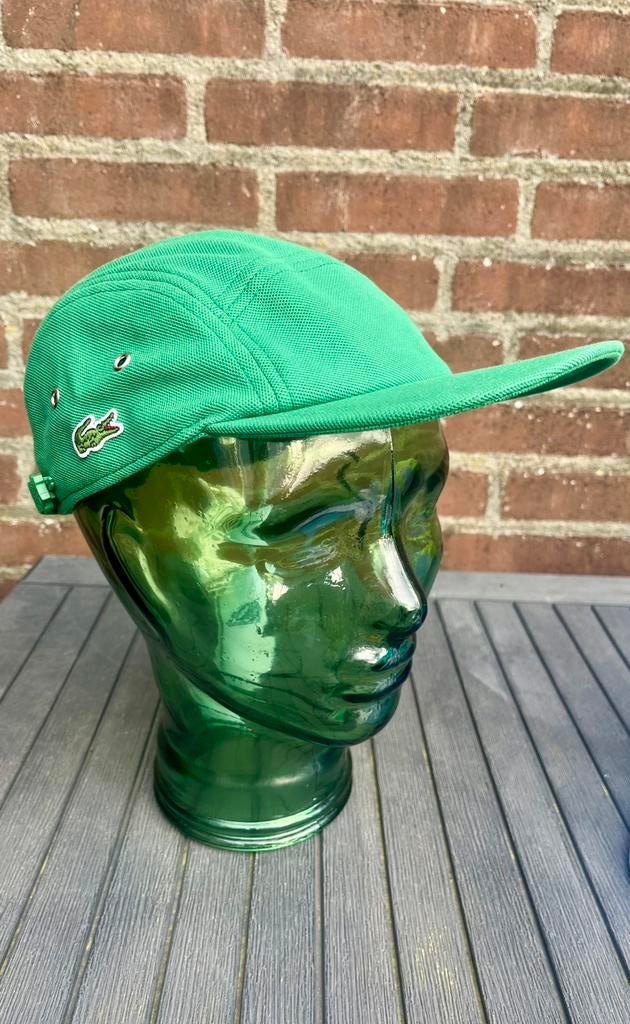 Lacoste green large girolle cap pique hat pet new, Verzenden, Nieuw, 58 of 59 cm (L, 7¼ of ⅜ inch), Pet