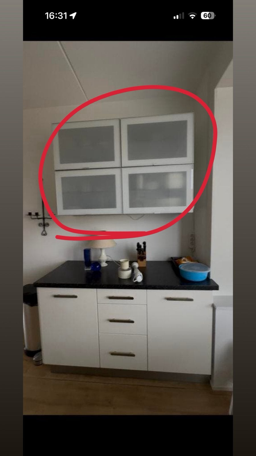 Keuken kasten, Ophalen, Zo goed als nieuw, Wit