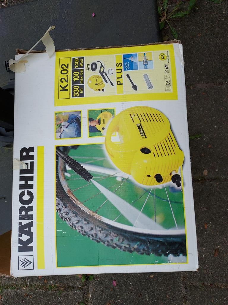Kärcher K2.02 Hogedrukreiniger - Compact en Krachtig, Tuin en Terras, Hogedrukreinigers, Ophalen of Verzenden, Zo goed als nieuw