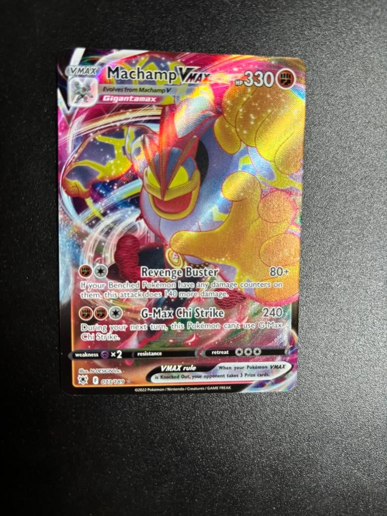 Machamp Vmax (ASR 073), Ophalen of Verzenden, Zo goed als nieuw