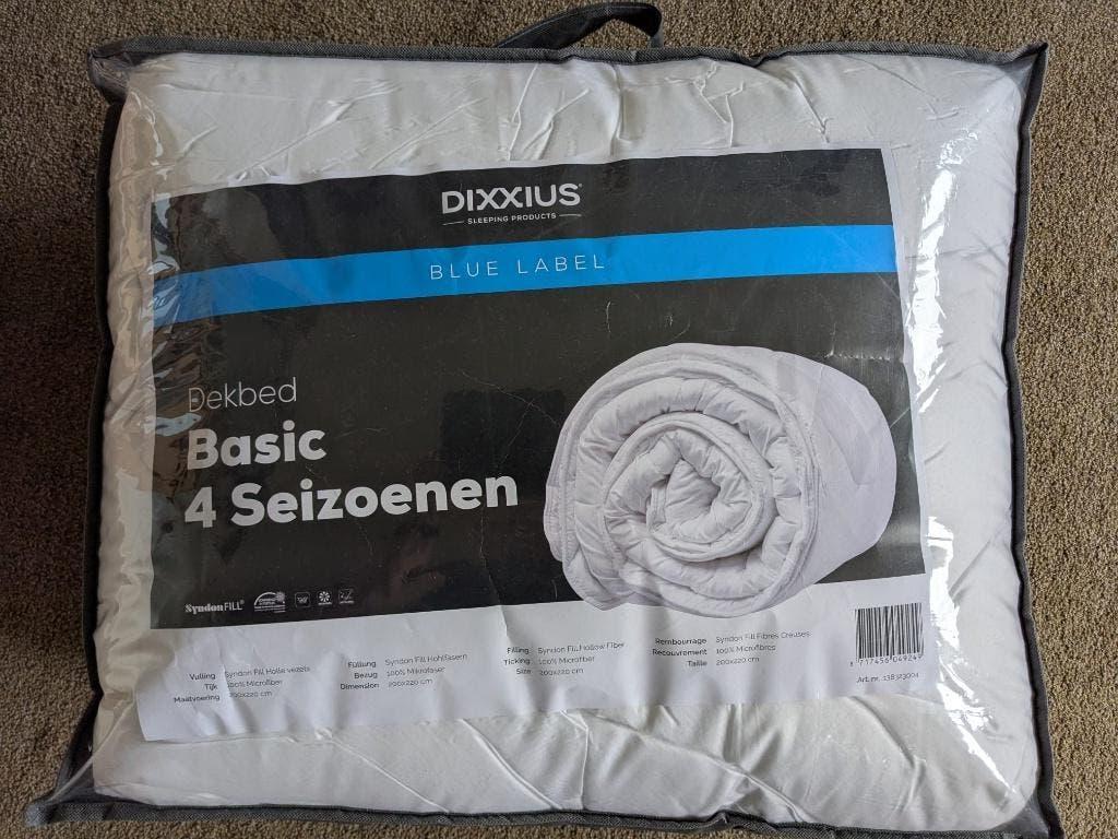 Te koop: Dixxius Dekbed Basic 4 seizoenen 200x220 NIEUW!!, Huis en Inrichting, Slaapkamer | Beddengoed, Nieuw, Dekbedovertrek