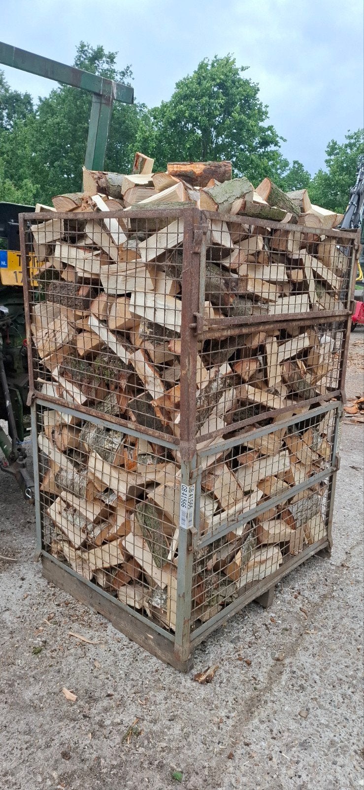 2m3 haardhoud brandhout Berk en Els, Tuin en Terras, Minder dan 3 m³, Ophalen
