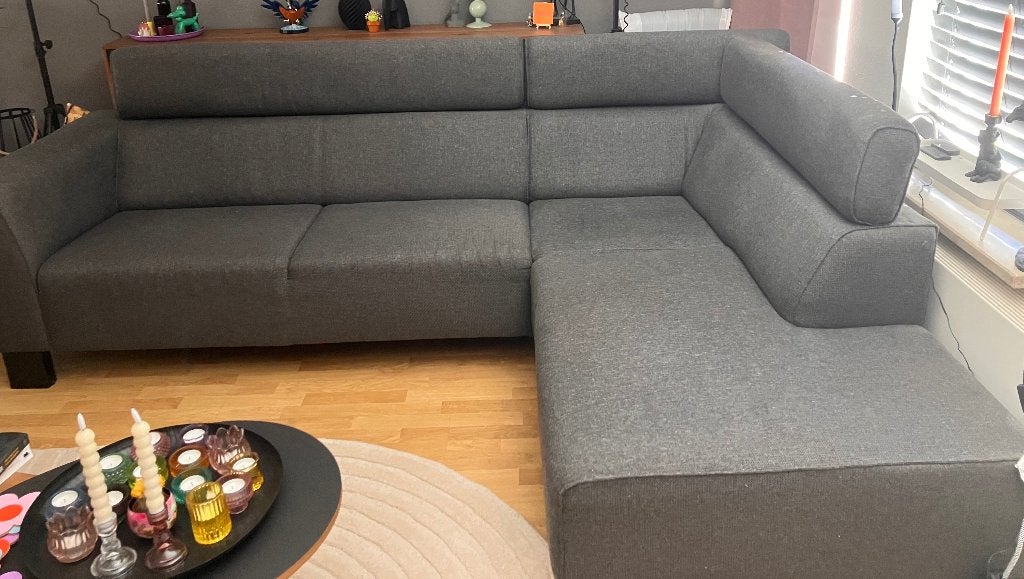 Hoekbank, Ophalen, 250 tot 300 cm, Gebruikt, Hoekbank