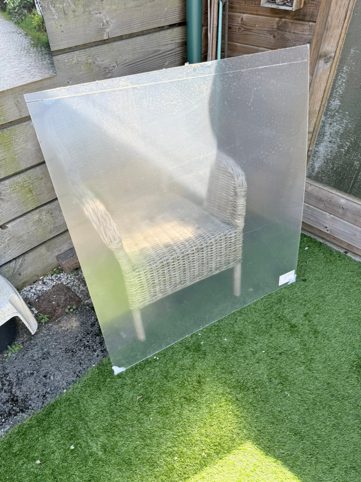 Plexiglas 100x100 (3 mm), Doe-het-zelf en Verbouw, Glas en Ramen, Ophalen, 80 tot 120 cm, Nieuw, 80 tot 120 cm