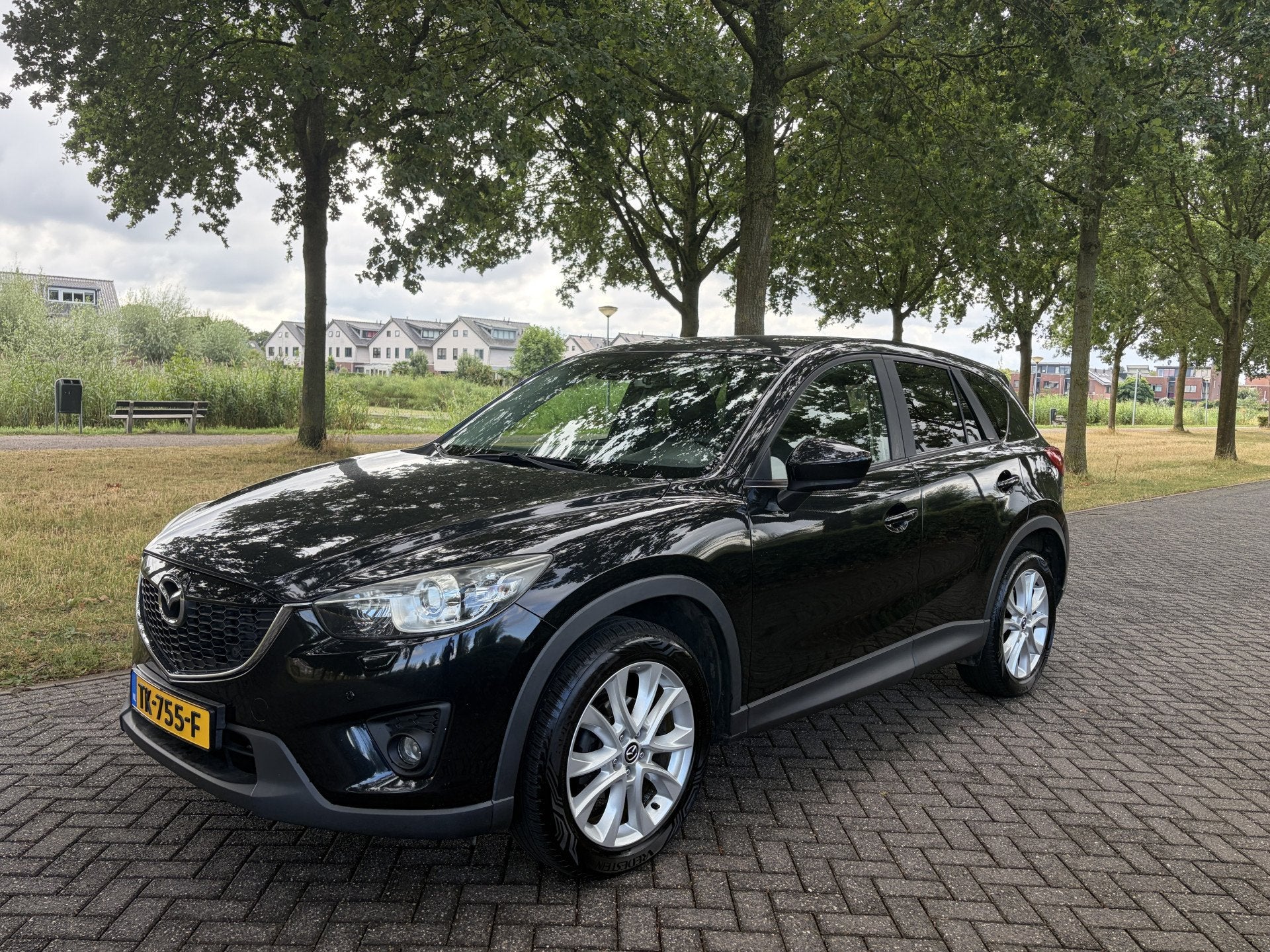 Mazda CX-5 2.0 4WD (bj 2013), Auto's, Euro 5, 15 km/l, Zwart, Bedrijf