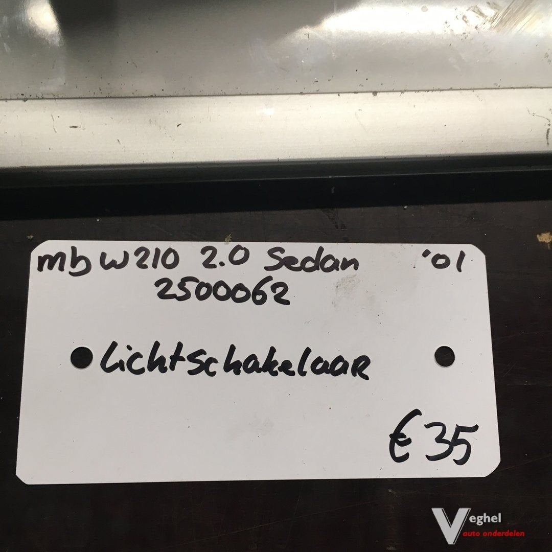 Mercedes W210 2001  sedan   2500062  Lichtschakelaar, Auto-onderdelen, Dashboard en Schakelaars, Gebruikt, -, -, Ophalen of Verzenden