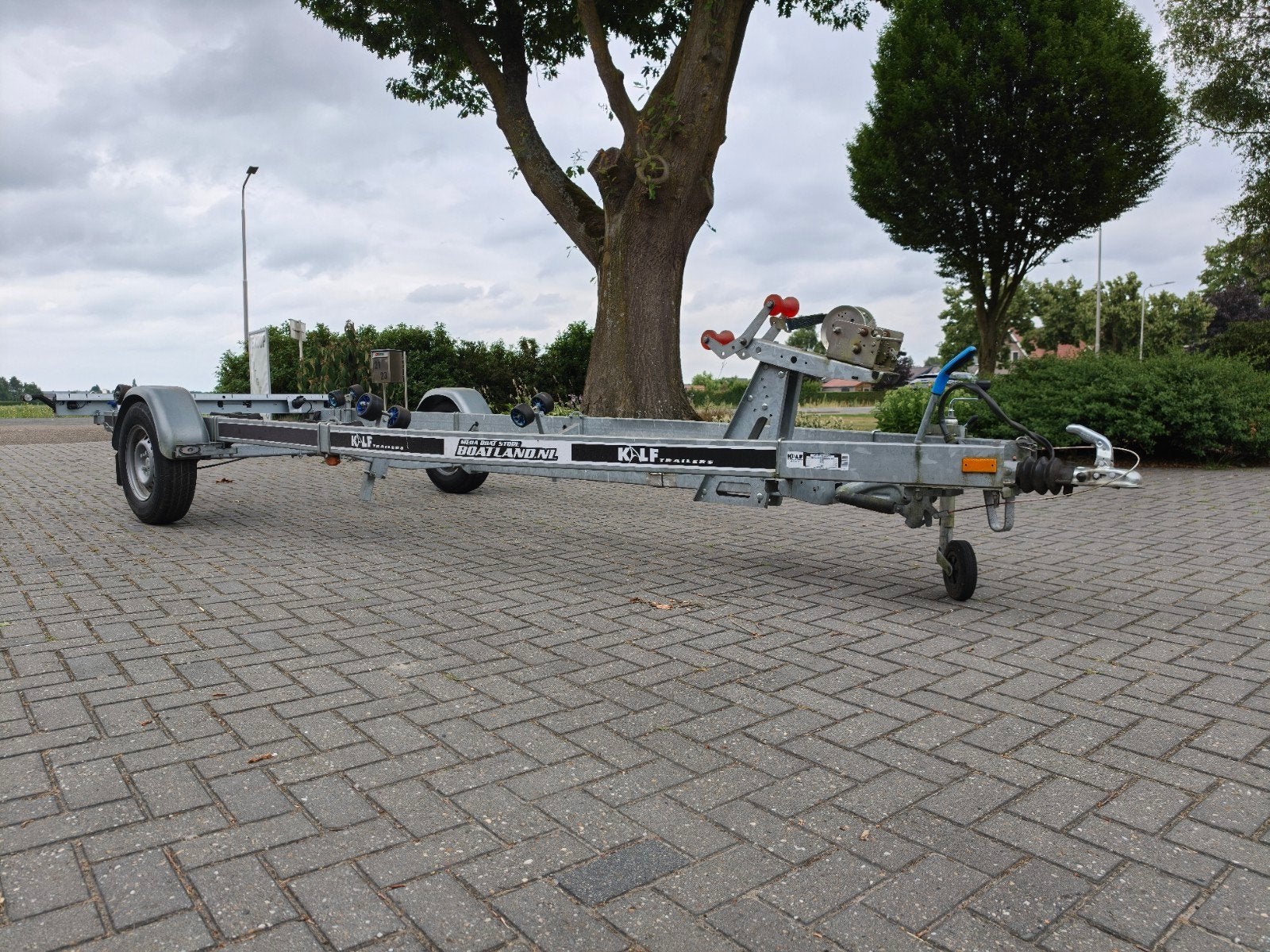 Boottrailer geremd Kalf, Ophalen, Minder dan 1500 kg, Overige typen, Minder dan 6 meter