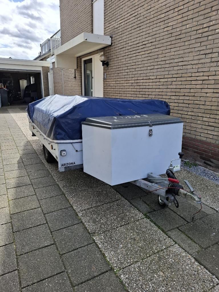 Jamet arizona 6 persoon, Caravans en Kamperen, Vouwwagens, Jamet, tot en met 6, Blauw, Aanwezig, Ophalen
