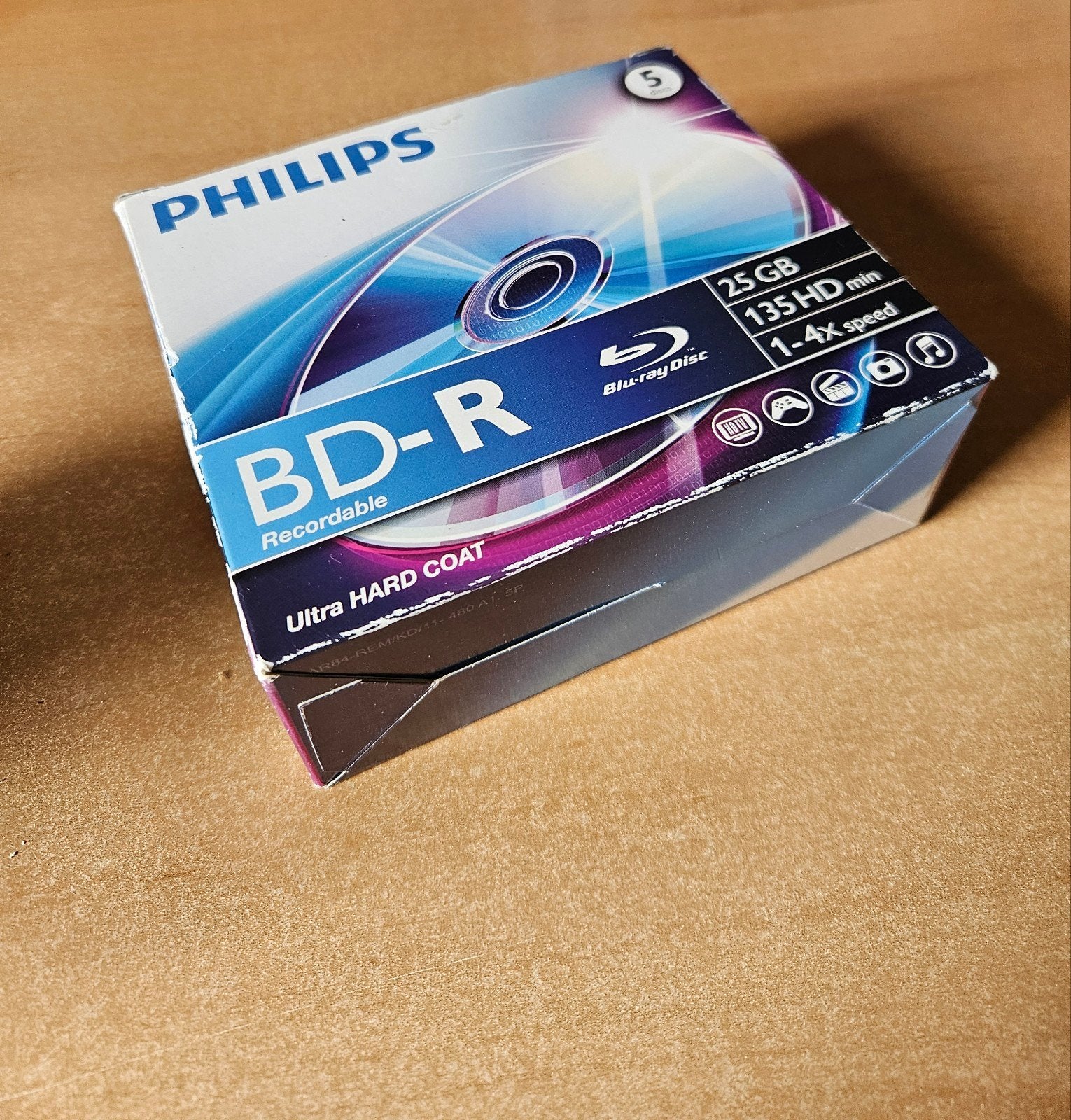 Philips BD-R Recordable Blu-ray Discs 25GB (5 stuks), Ophalen of Verzenden