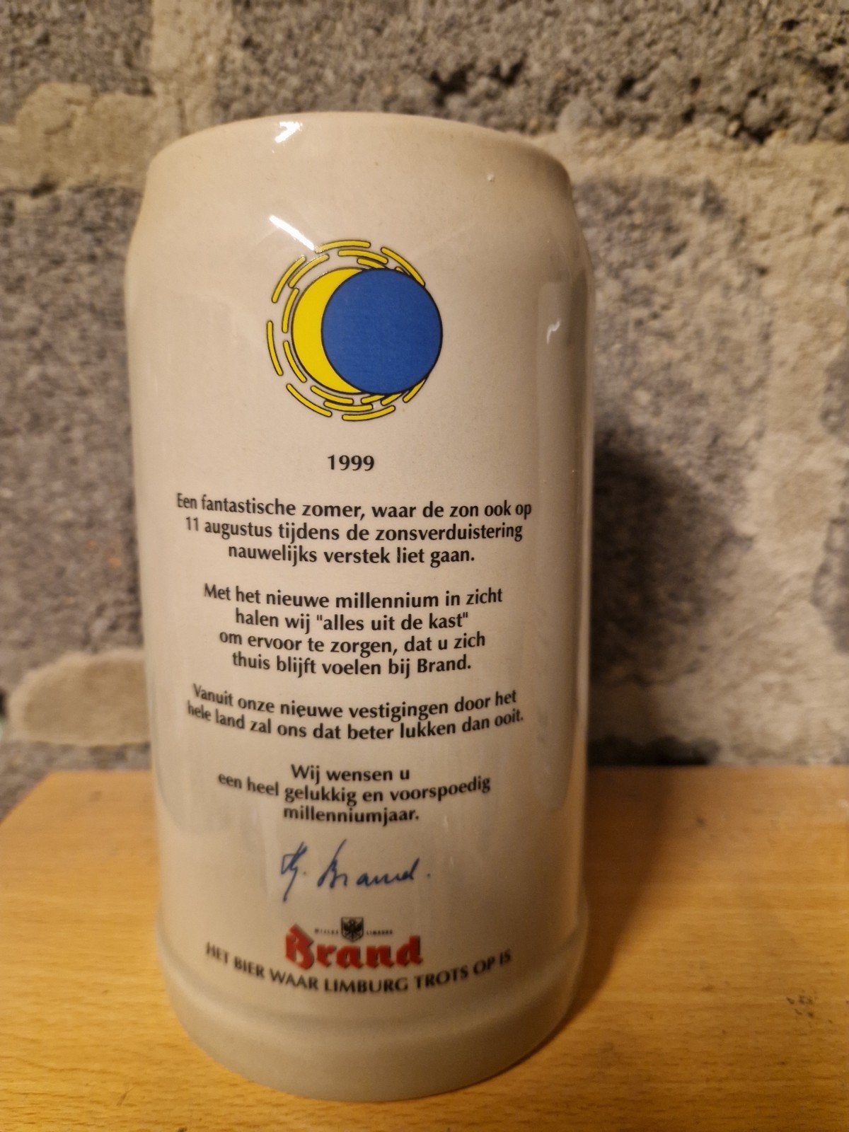 Brand Bierpul 1999 Zonsverduistering Millennium, Verzamelen, Ophalen