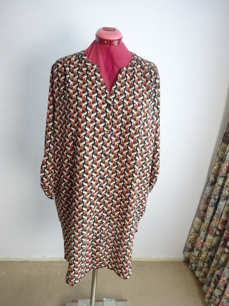 Norah tuniek mt 48, Blouse of Tuniek, Zo goed als nieuw, Norah, Meerkleurig