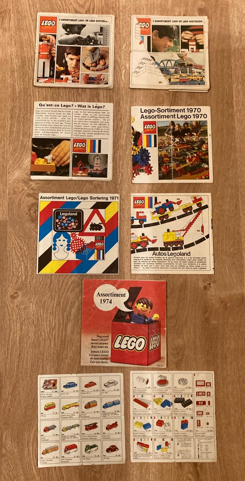 Lego catalogussen België jaren 60 en 70, Gebruikt, Overige thema's, Lego, Overige typen