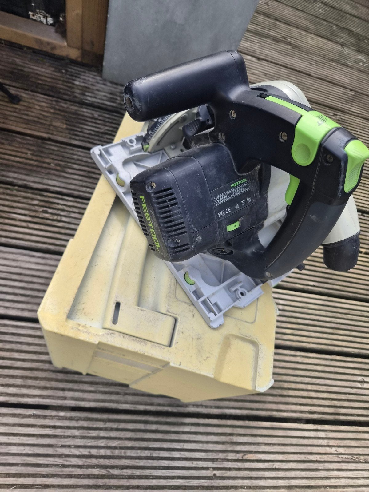 Festool TS 55 EBQ (LET OP WERKT NIET), Doe-het-zelf en Verbouw, Gereedschap | Zaagmachines, Ophalen, Gebruikt, Invalzaag, 30 tot 70 mm