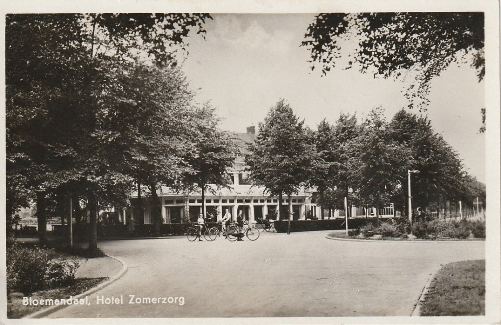 Bloemendaal Hotel Zomerzorg  2, Ophalen of Verzenden, 1920 tot 1940, Ongelopen, Noord-Holland