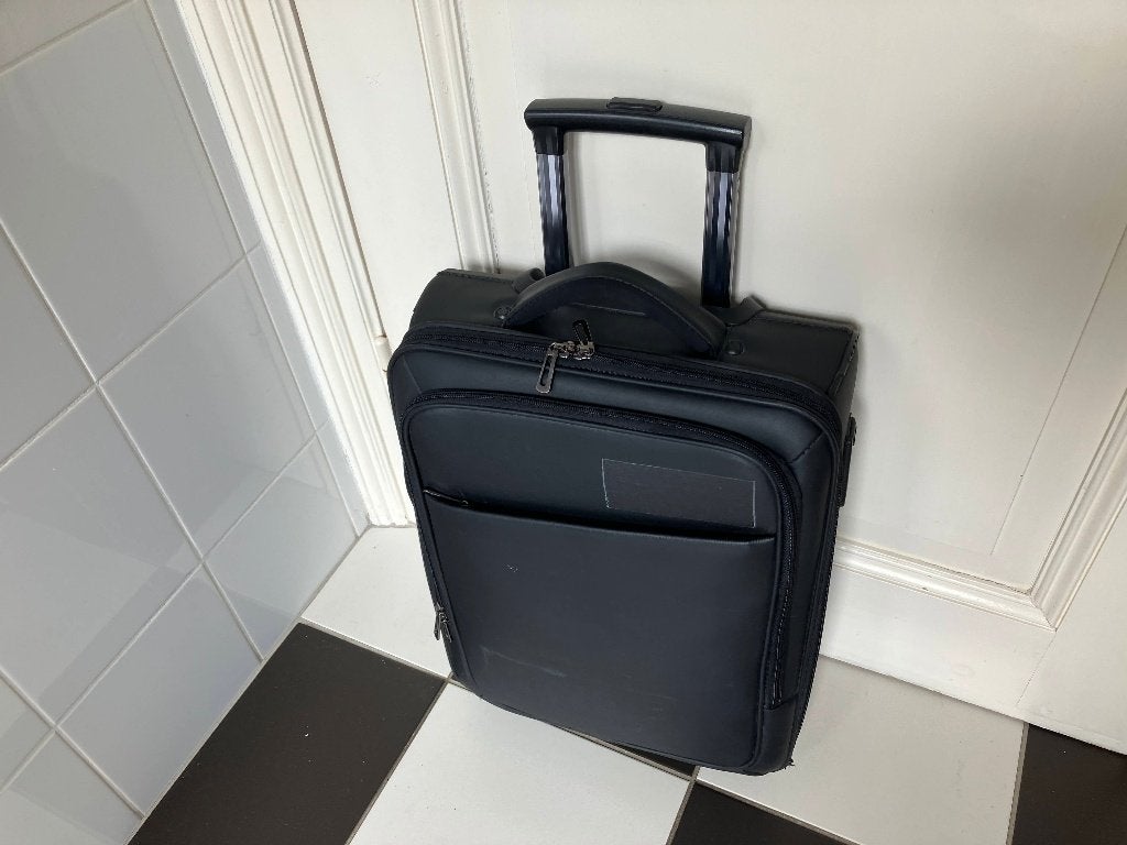Handig reiskoffertje koffer met trekstang + wieltjes, Sieraden, Tassen en Uiterlijk, Koffers, Wieltjes, 50 tot 60 cm, Ophalen of Verzenden
