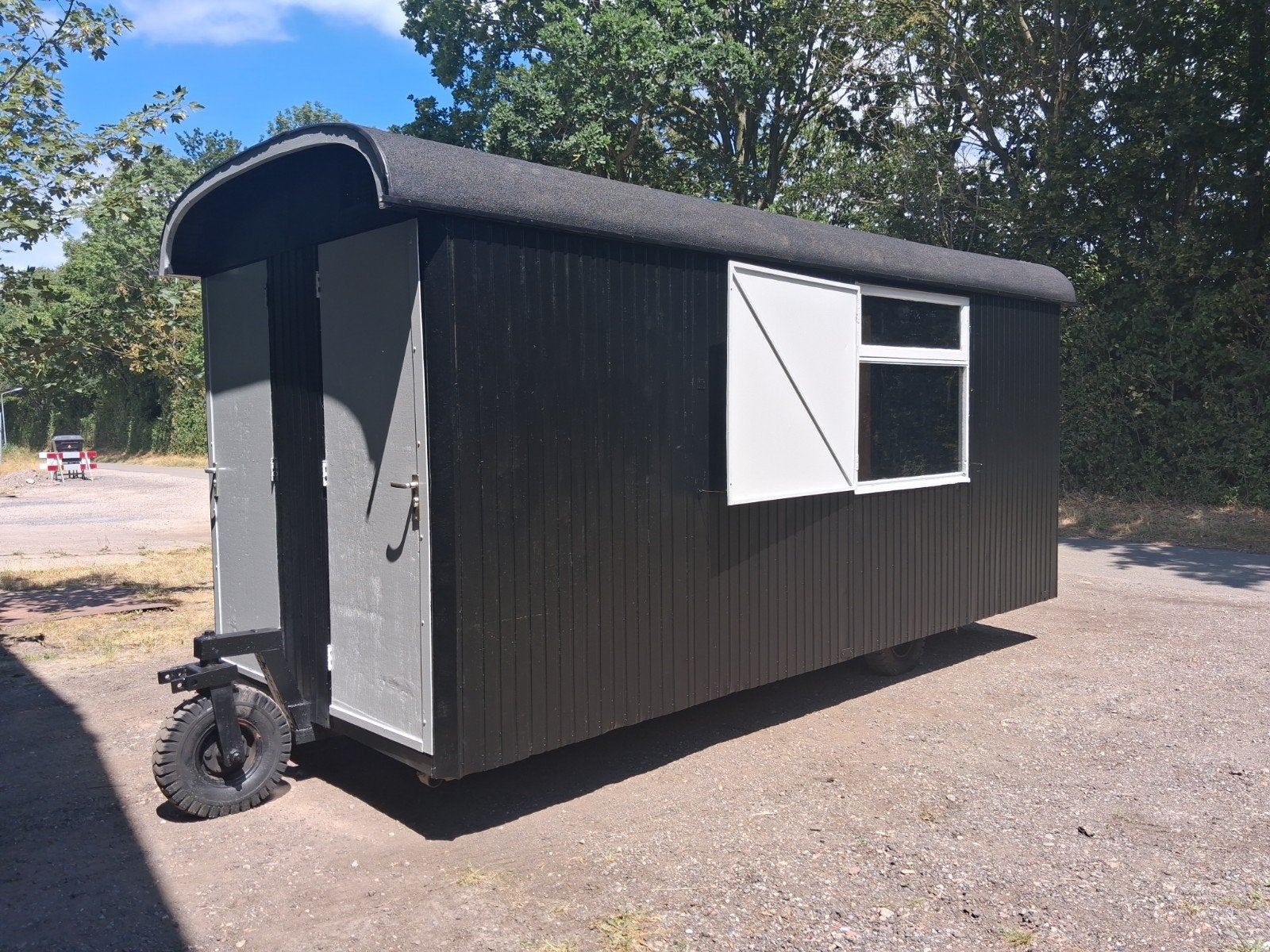Pipowagen schaftwagen schaftkeet bouwkeet pipo wagen te koop, Doe-het-zelf en Verbouw, Bouwketen en Schaftketen, Ophalen, Matthianvanhunnik@gmail.com