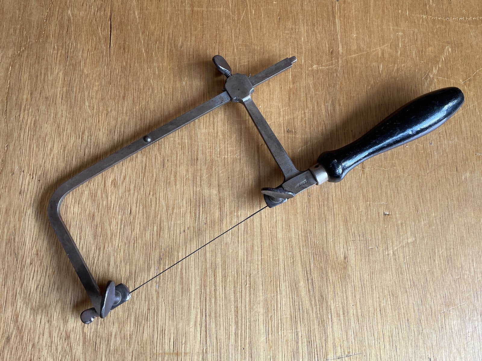 Antieke Duitse juwelierszaag / fretzaag, Antiek en Kunst, Antiek | Gereedschap en Instrumenten, Ophalen of Verzenden