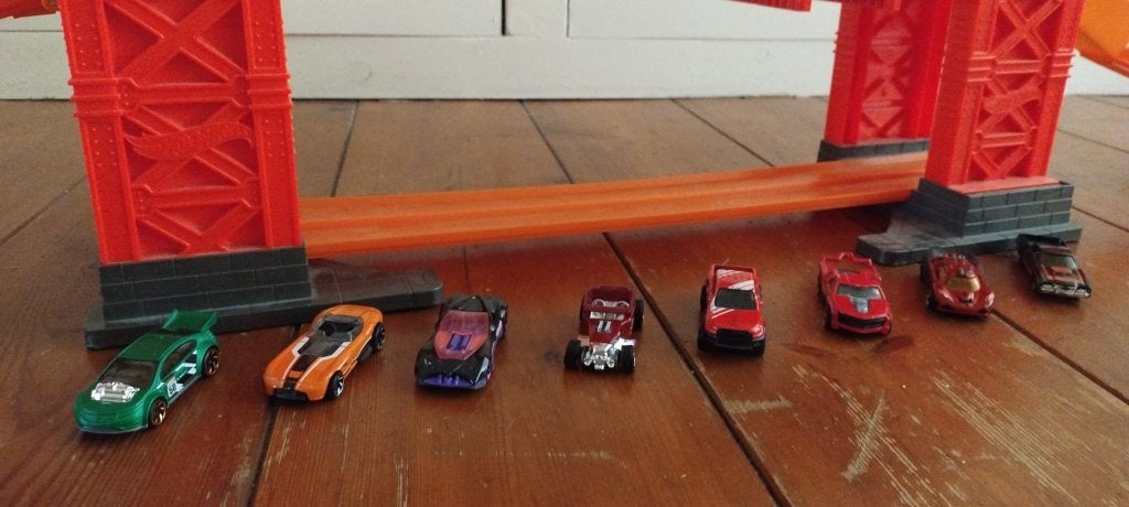 Hotwheels racebaan+auto's, Kinderen en Baby's, Speelgoed | Racebanen, Ophalen, Zelf te bouwen, Hot Wheels, Elektrisch