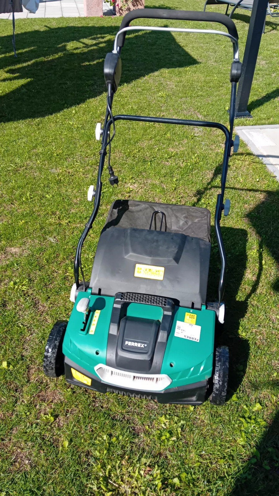 ferrex  gls 370  verticuteermachine, Tuin en Terras, Verticuteermachines, Ophalen, Elektrisch