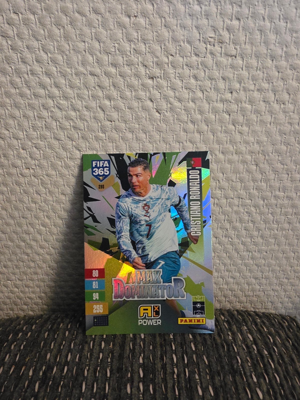 FIFA 365 Cristiano Ronaldo Panini Adrenalyn XL kaart, Ophalen of Verzenden, Zo goed als nieuw, Buitenlandse clubs, Spelerskaart
