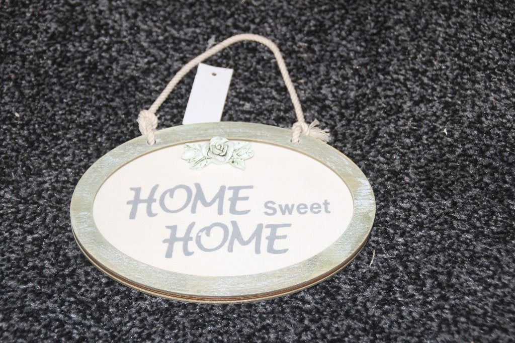 decoratie bordje home sweet home nieuw, Ophalen of Verzenden, Nieuw, Meerkleurig, Overige typen