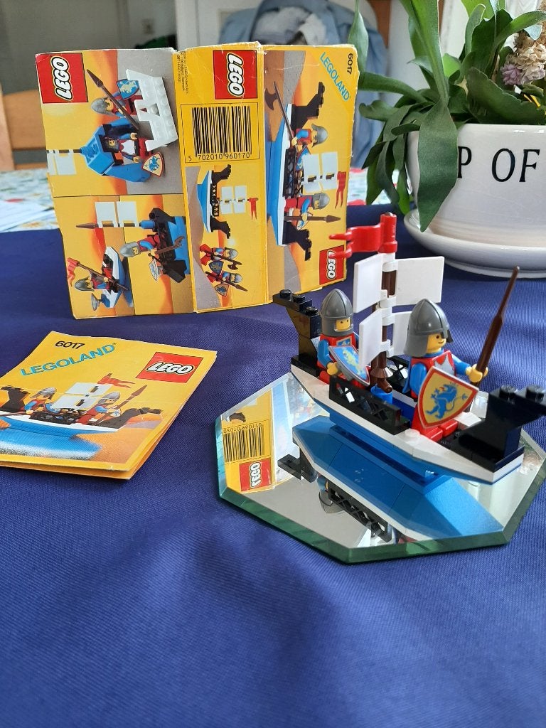 Vintage Lego Ridderschip set 6017 King's Oarsmen, Lego, Ophalen of Verzenden, Zo goed als nieuw, LEGOLAND