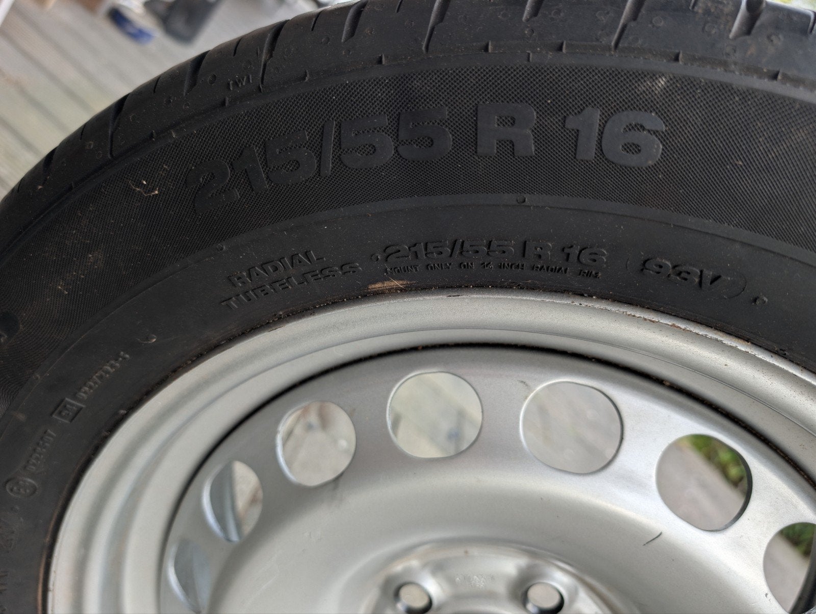 Reservewiel 16 inch – 5x112 – Continental 215/55 R16, Ophalen