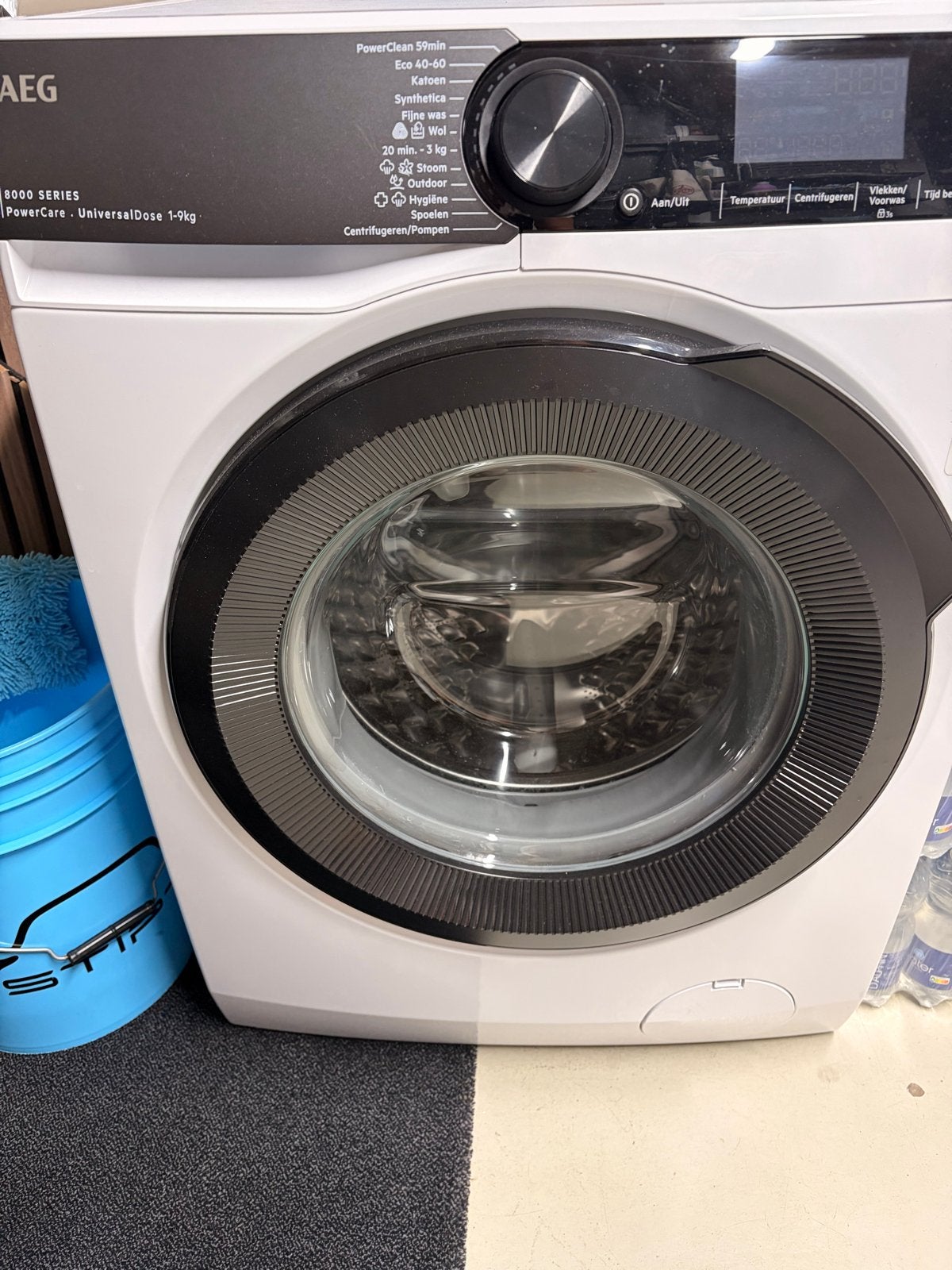 AEG 8000 serie PowerCare wasmachine 1-9kg, Ophalen, 1200 tot 1600 toeren, 8 tot 10 kg, Zo goed als nieuw