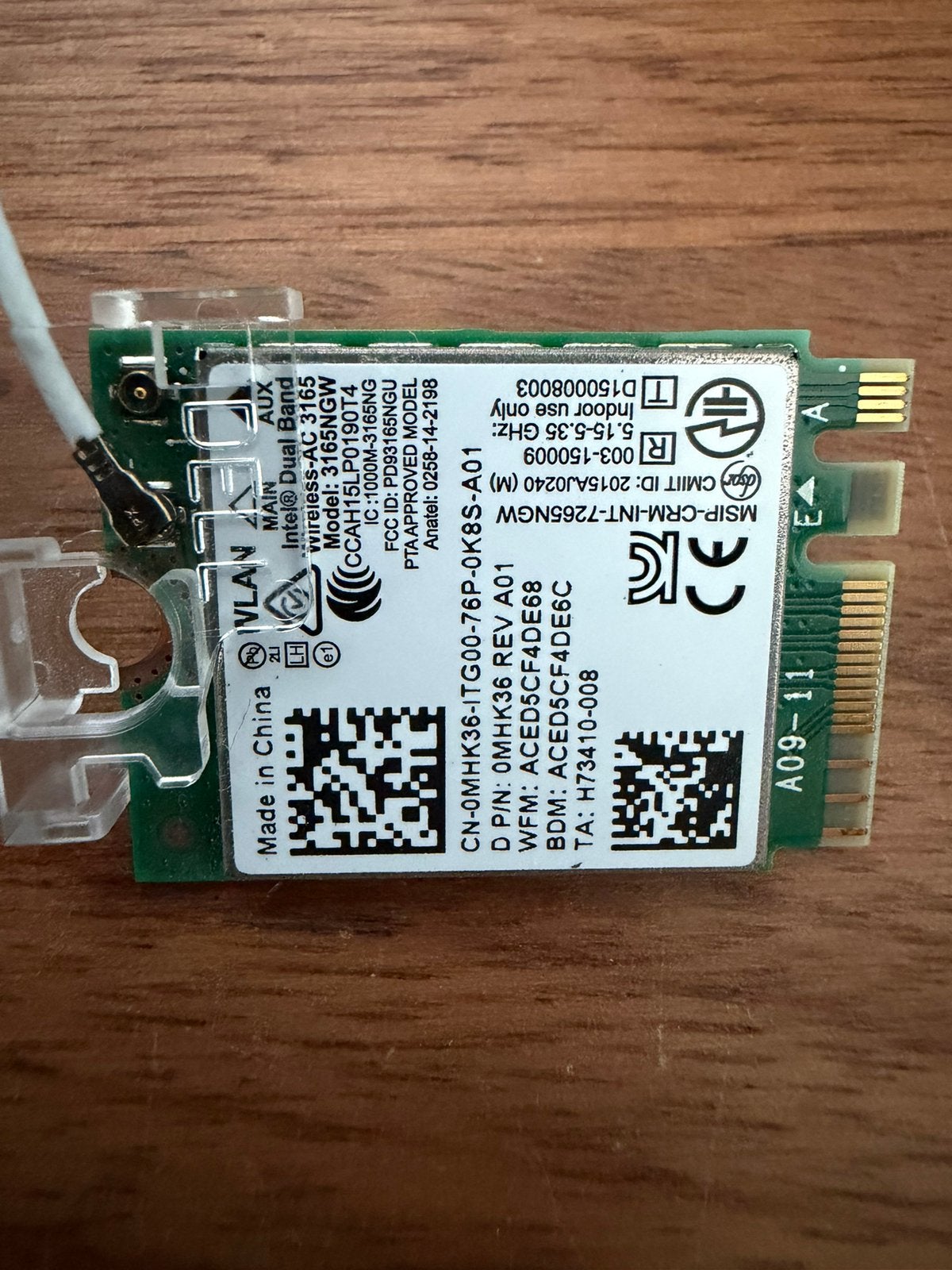 Intel WiFi Module Dell Optiplex 3050 (6 stuks), Ophalen of Verzenden, Gebruikt, Intern