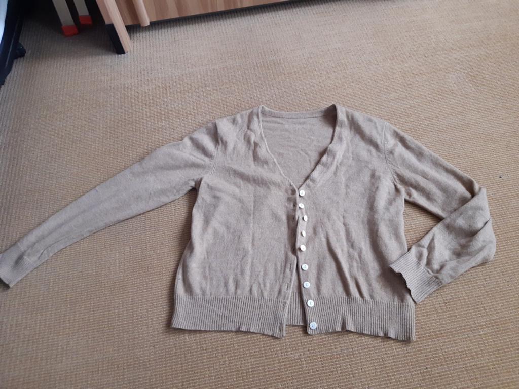 Vestje 100% wol, Ophalen of Verzenden, Zo goed als nieuw, Maat 38/40 (M), Beige