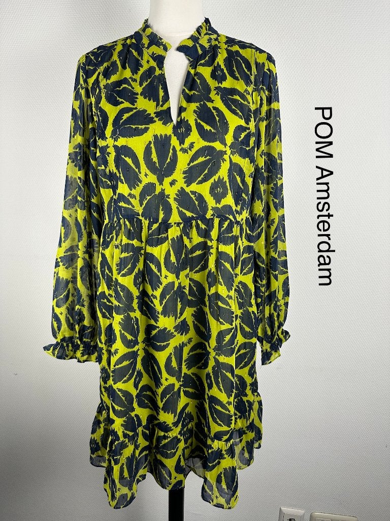 POM Amsterdam Jurk  (mt: 40) 31,1/325, Kleding | Dames, Maat 38/40 (M), POM Amsterdam, Blauw, POM Amsterdam