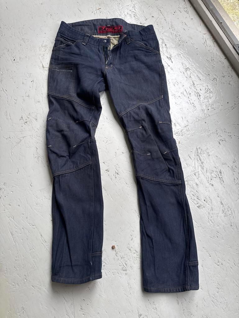 E-Squad Motorjeans - Jeans - Maat W32 L36 / W30 L34, Ophalen of Verzenden, Gedragen, Blauw, W32 (confectie 46) of kleiner