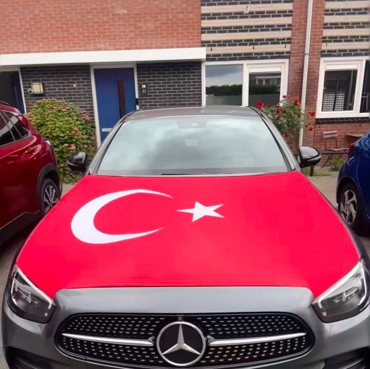 Auto motorkap vlag, Ophalen of Verzenden, Nieuw
