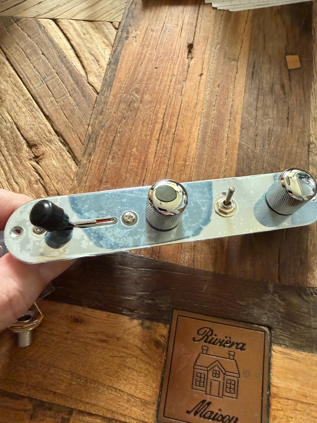 Telecaster Loaded control plate met mini toggle switch, Ophalen, Geen, Nieuw, Geen