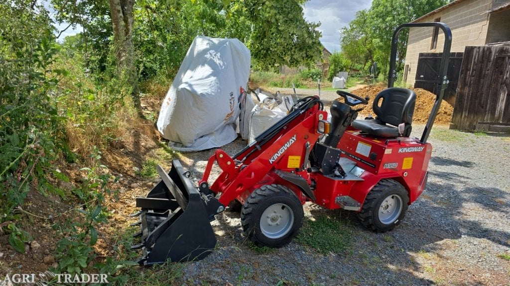 KINGWAY H160 Wiellader SHOVEL – NIEUW | Kubota motor, Ophalen of Verzenden, Neerkant, KINGWAY, Wiellader of Shovel