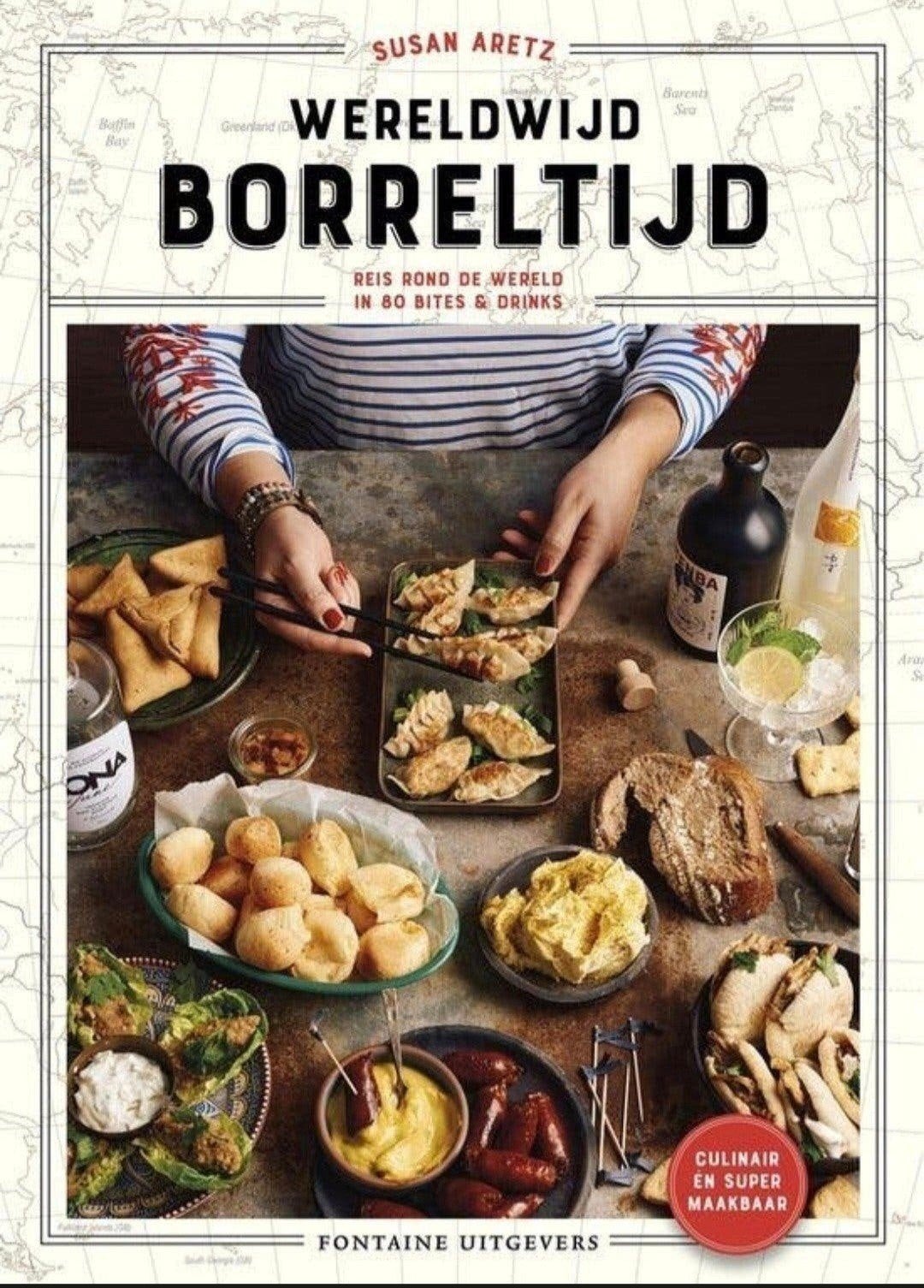 Wereldwijd borreltijd - Susan Aretz

Reis rond de wereld in, Boeken, Verzenden, Zo goed als nieuw