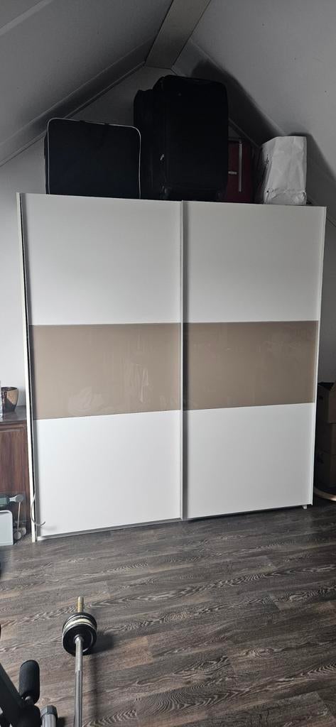 Kledingkast met schuifdeur, Huis en Inrichting, Kasten | Roldeurkasten en Archiefkasten, Ophalen, 200 cm of meer, 150 tot 200 cm