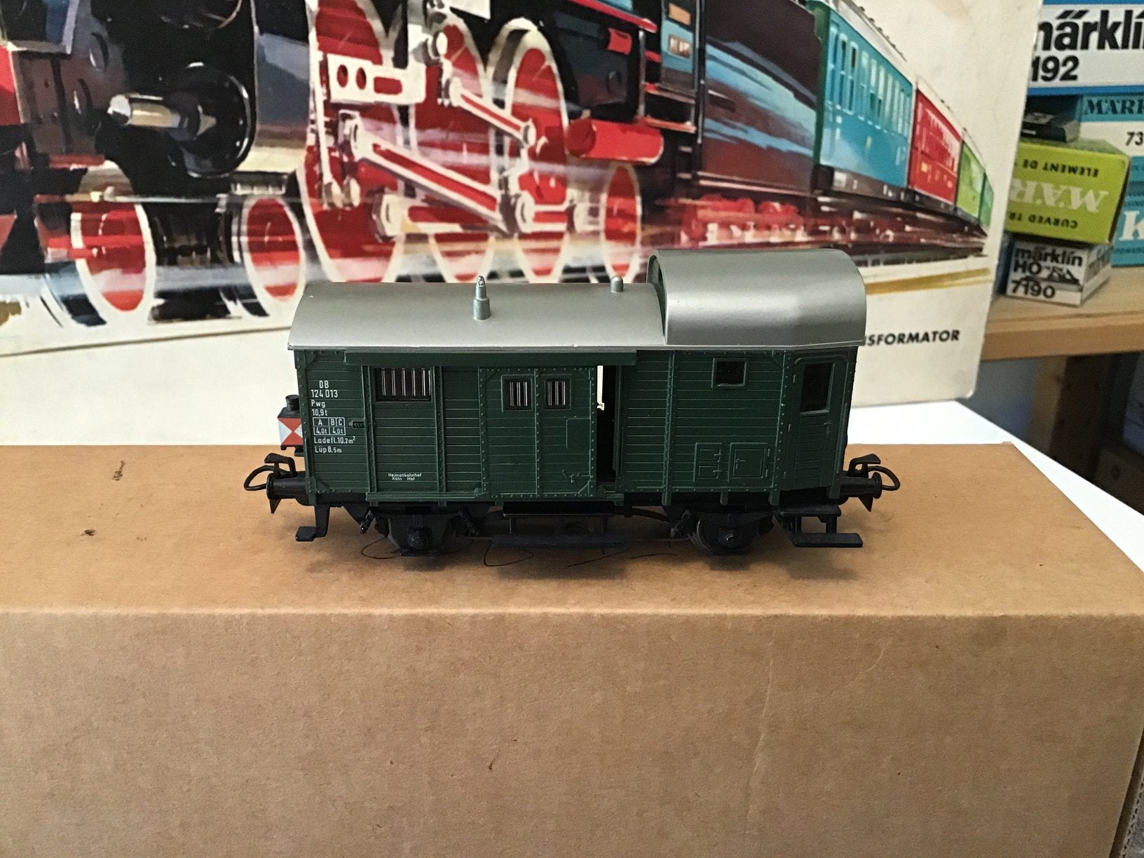 Marklin 4699 bagagewagon met sluitlichten ovp, Wisselstroom, Wagon, Ophalen of Verzenden, Zo goed als nieuw
