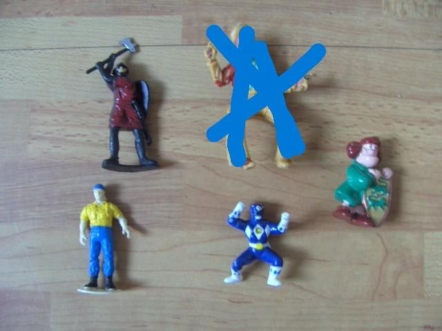 diverse speelgoed figuren o.a. werkman, ridder, cowboy, Kinderen en Baby's, Speelgoed | Actiefiguren, Gebruikt, Ophalen of Verzenden