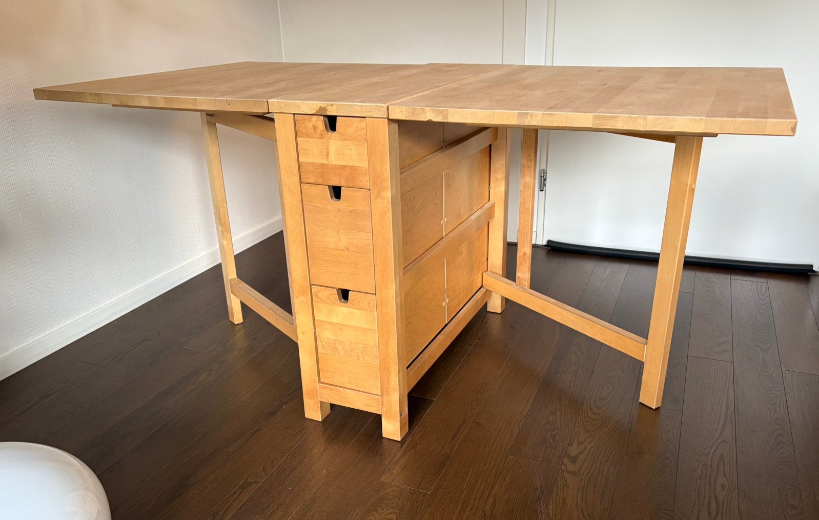 IKEA NORDEN klaptafel, Huis en Inrichting, Ophalen, 100 tot 150 cm, 50 tot 100 cm, Zo goed als nieuw