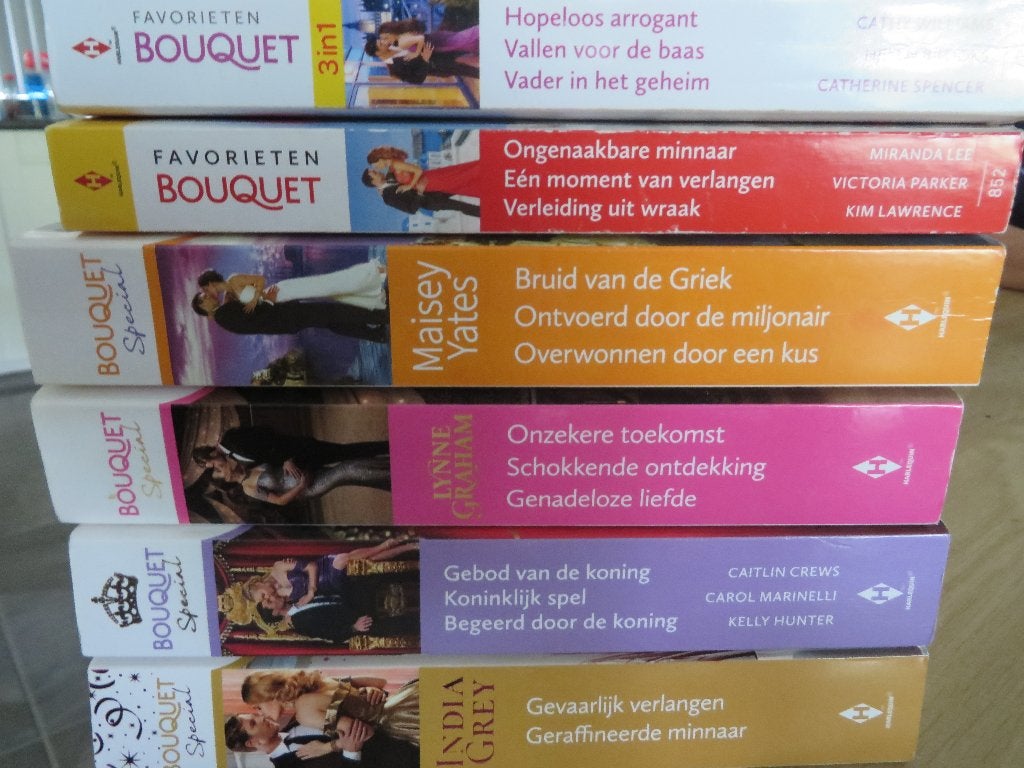6 x bouquet reeks 3 in 1 romans vakantie gevoel ten top, Boeken, Romans, Ophalen of Verzenden, Zo goed als nieuw